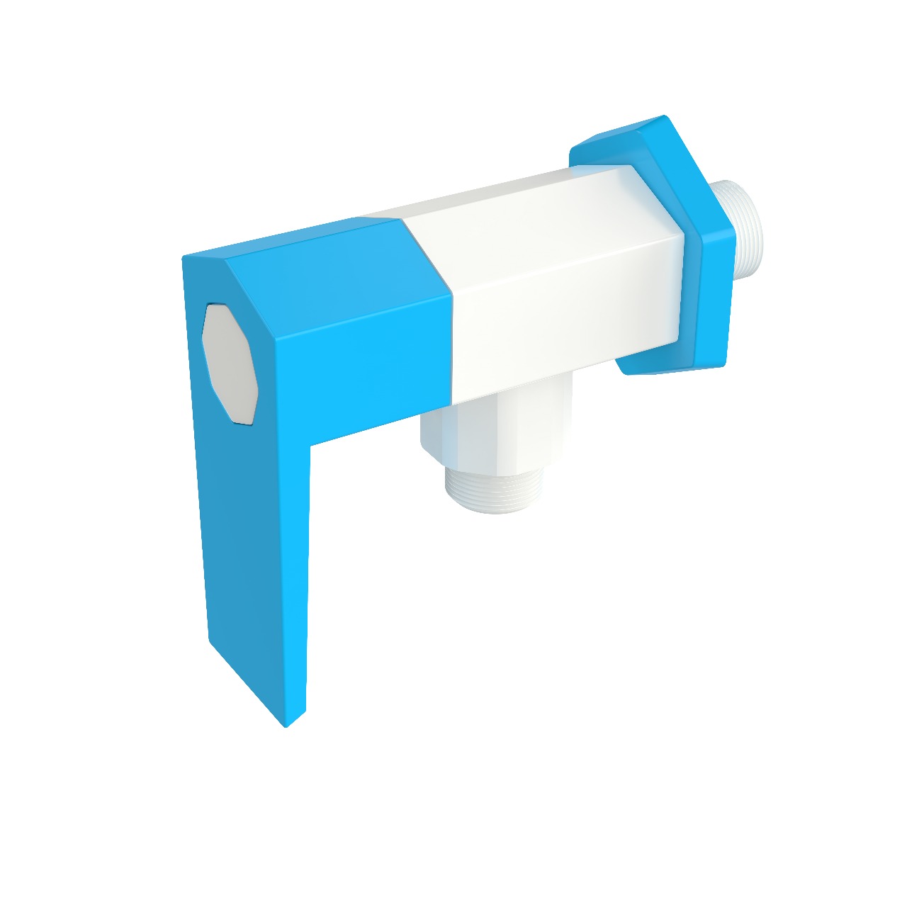 Black PTMT Bathroom Tap - Khodal Plast